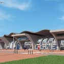 Artist's impression of the new ECML station.