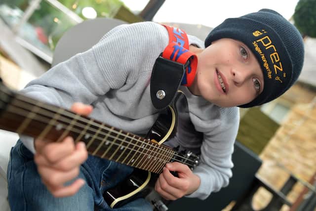 Young singer Presley Lewis, a Year 7 pupil at Dronfield Henry Fanshawe School, releases his debut single this week.