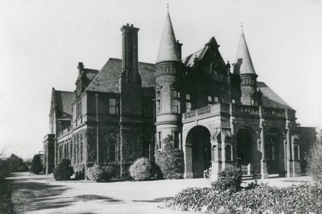 Tunstall Manor was built in 1895/6 and was commissioned by Matthew Gray, elder son of Sir William Gray. Matthew died in 1896 before the house was completed. His brother, William Cresswell Gray took it over. Photo: Hartlepool Museum Service.