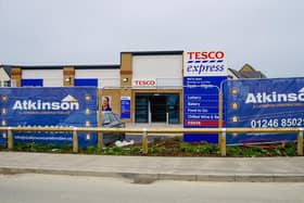 The new Tesco Express store on Chesterfield Road, Holmewood will open on April 25.