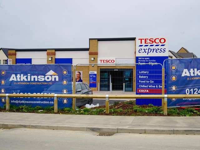 The new Tesco Express store on Chesterfield Road, Holmewood will open on April 25.