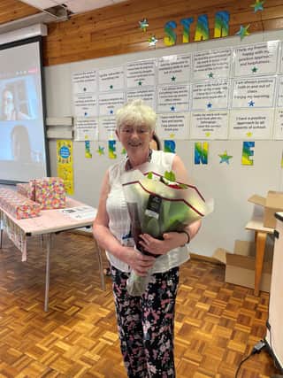Teaching assistant Chris Williams retired on Thursday after 36 years at Holme Hall Primary School
