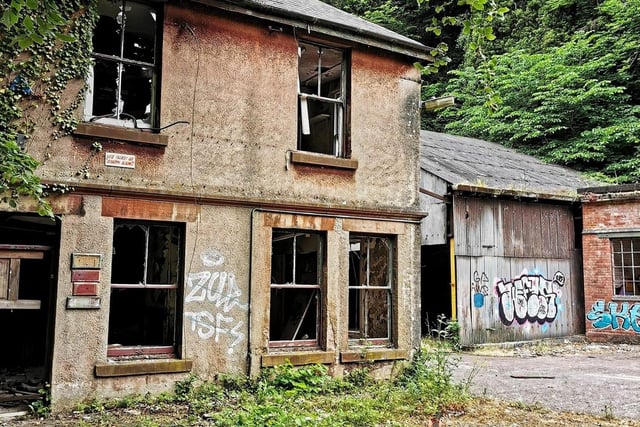 Despite being abandoned since the 1990s, many of the buildings on the site have survived.