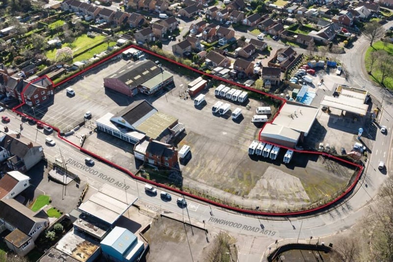Robinsons Caravans site on Ringwood Road, Brimington is now on the market with offers in excess of £1,430,000 invited.
