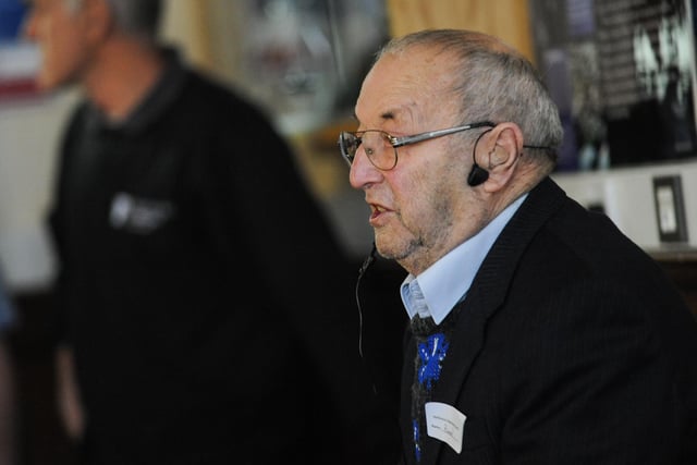 Holocaust survivor, Bernard Grunberg, spoke at an event at Chesterfield College to mark Holocaust Memorial Day.