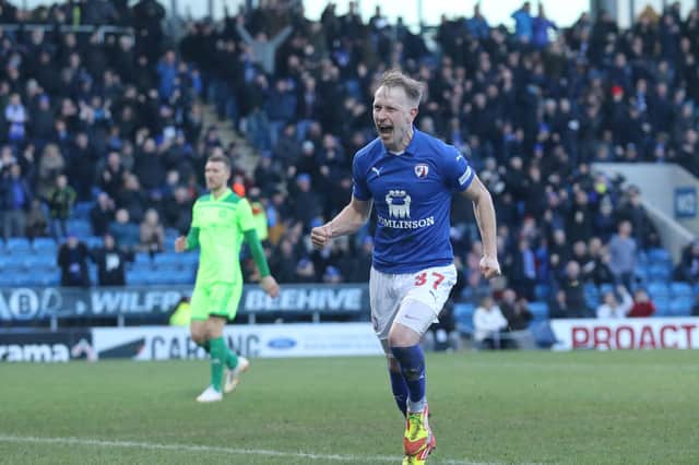Scott Boden leaves Chesterfield after eight years at the club over two spells.
