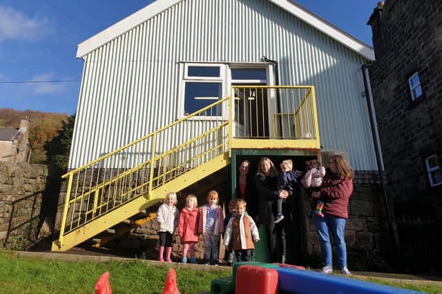 Staff, parents and children at Matlock Pre-School Playgroup are asking you to help transform their Tin Hut.
