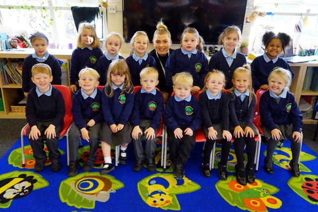 New starters at Woodthorpe C of E Primary School in October 2022.
