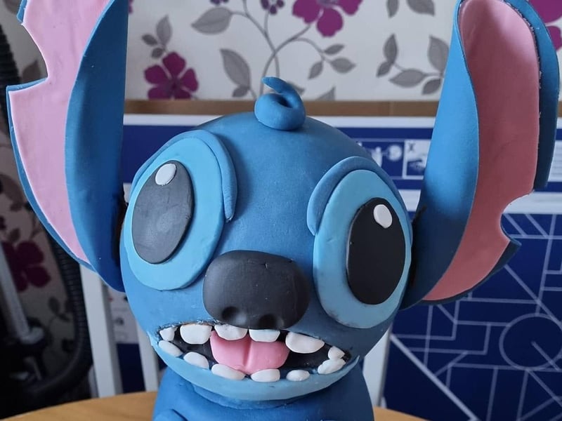 Nichola Smith baked this amazing stitch cake.