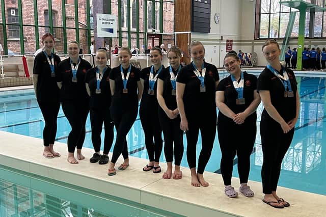 Rykneld SC's synchro team were in great form.