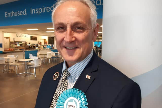 Derbyshire County Council leader Alan Graves, of Reform UK.
