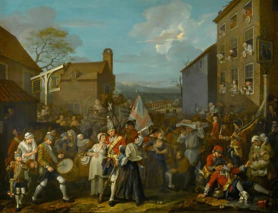William Hogarth, The March of the Guards to Finchley, 1749-1750, oil on canvas (copyright: The Foundling Museum, London).