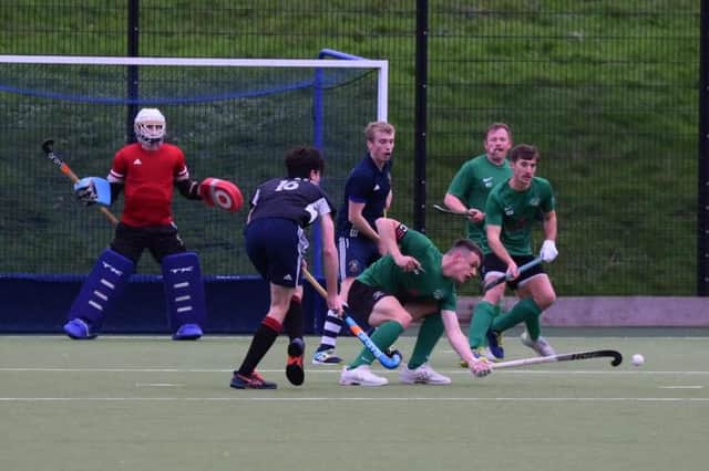 Chesterfield defend an attack at Sheffield Bankers. Photo: Chris Moores.