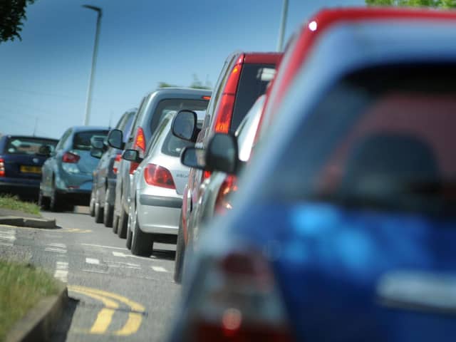 Drivers face severe delays on the A617