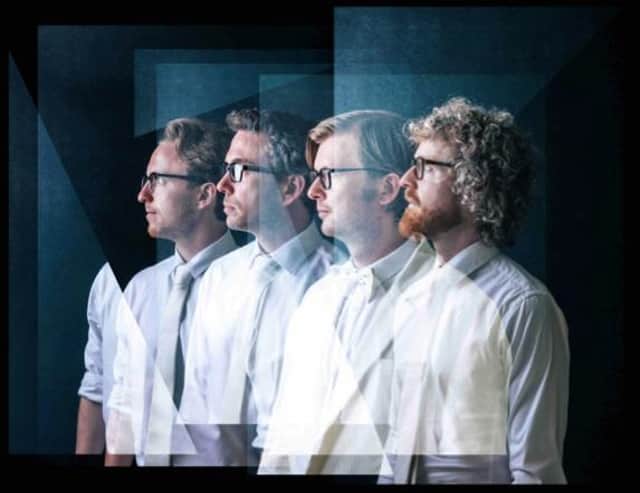 Public Service Broadcasting play at the 02 Academy in Sheffield on October 9, 2022.
