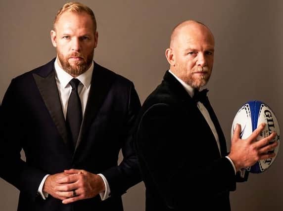 James Haskell and Mike Tindall star in The Good, The Bad & The Rugby Live at Sheffield City Hall on April 29, 2022.