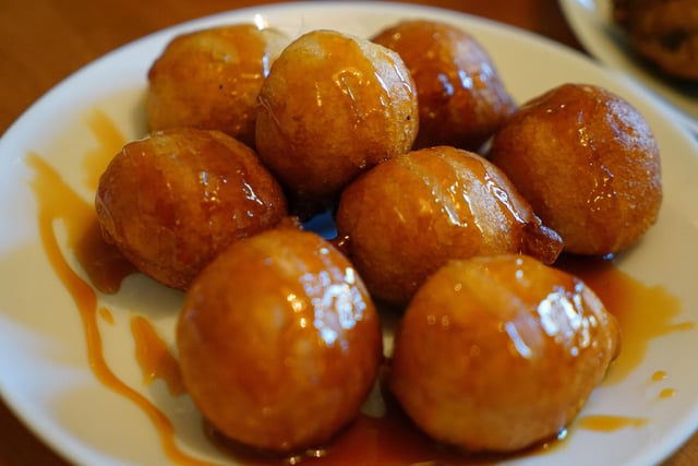 Puff puff is similar to a doughnut and is a popular street food all over Western Africa.