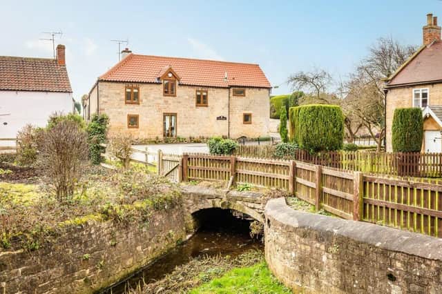 Marvel at the idyllic setting in Church Lane, Carlton in Lindrick, where The Old Barn, a four-bedroom delight, is on the market for a guide price of £625,000 with Bawtry estate agents Fine & Country.