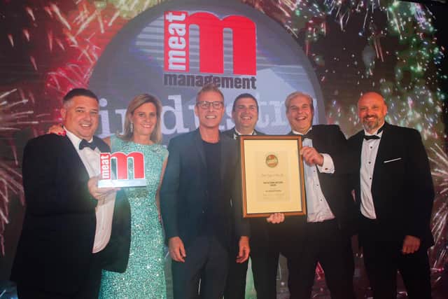 The Catering Award was presented to MD Richard Taylor and some of management team, by America’s Got talent Winner Paul Zerdin.