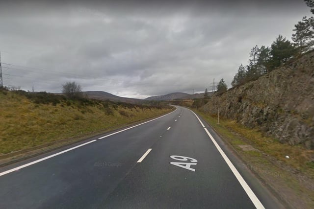 The number of serious or fatal accidents on the A9 (Falkirk to Thurso) between 2017 and summer 2019 was 69, making it Scotland's second most dangerous road.