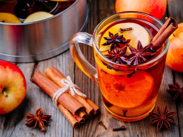 Another mulled drink making the list, mulled cider also ranks as one of the UK’s favourite festive tipples, taking the tenth spot (Photo: Shutterstock)