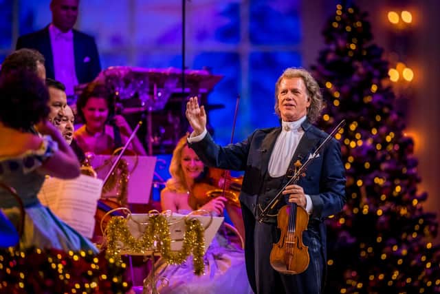Christmas with Andre will be screened in Chesterfield, Belper, Derby and Tideswell (photo: Andre Rieu Productions/Piece of Magic Entertainment).
