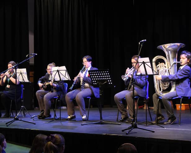 David Nieper Academy pupils performing at the annual Joint Concert hosted by the Alfreton-based school