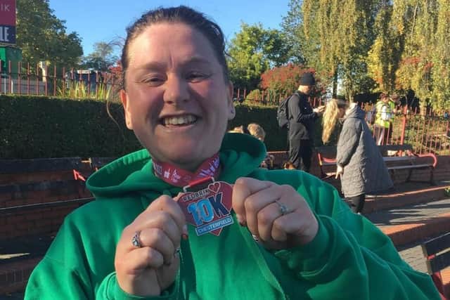 Ashgate Hospice volunteer Helen Hadley will be taking on the Chesterfield 10K on March 24, 2024, having participated two years ago.