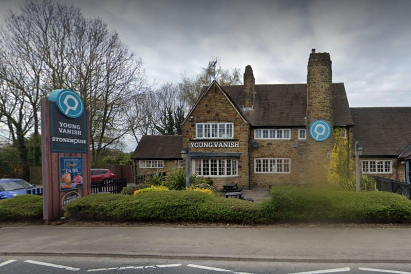 Young Vanish Inn in Glapwell near Chesterfield was handed a five-out-of-five rating earlier this month.