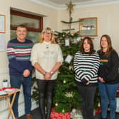 The Gillotts team with their Heanor Christmas tree