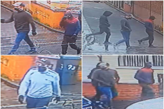 Police are hoping somebody will be able to identify these men.