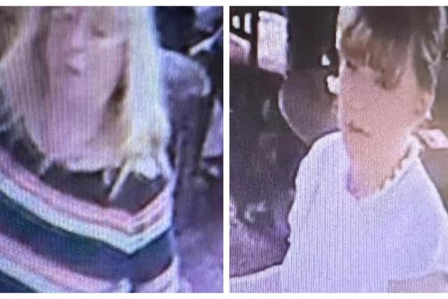 Anyone who recognises these women is urged to come forward.