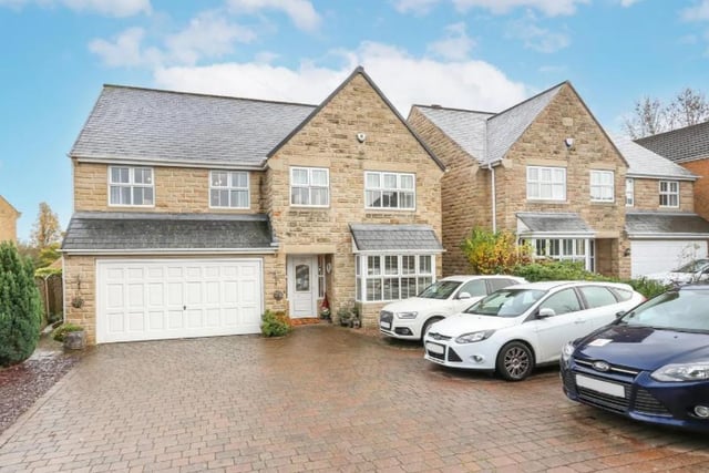 Another detached property with five bedrooms, it has a price of £700,000.