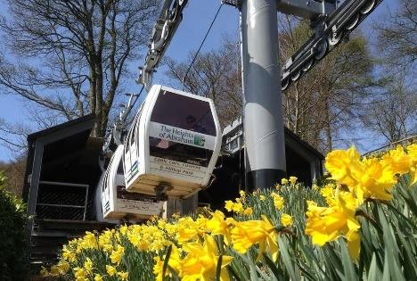 Take a cable car ridge up a steep cliff to an amazing hilltop park where there's a free children's trail to find the hidden Spring Things around the estate. Look for the giant egg, daffodils and Easter bunny! Complete the activities on the sheet and enter the competition to win a family membership. This attraction runs from March 28 to April 12. If you visit on April 4, 5, 6, 11 and 12, keep an eye out for The Wombles.