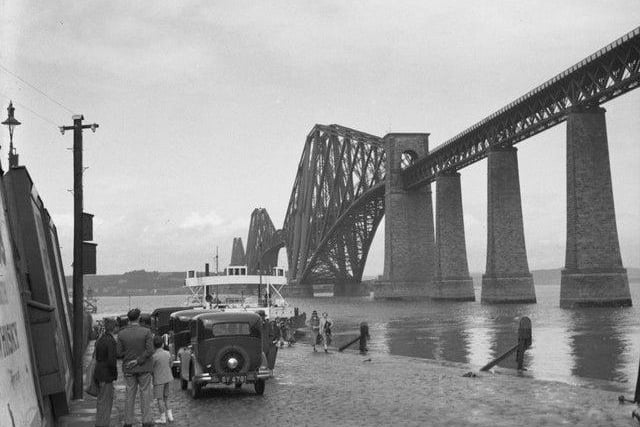 A spectacular image of the Forth Bridge was captured by the photographer, which still looks largely unchanged to this day.