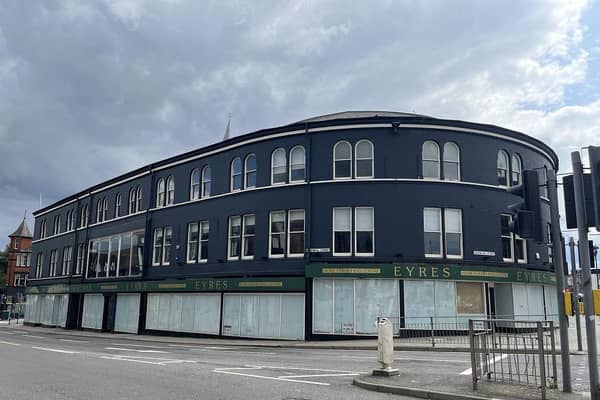 The building which housed Eyres furniture store will have a new owner within a few days.