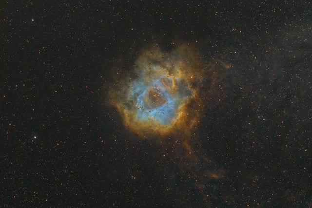This beautiful photo of the Rosette Nebula took Martin several weeks to capture.