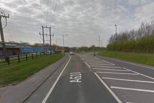 The A610 in Ripley was closed earlier today following reports of concern for a man's safety