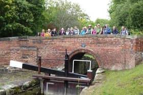 Members of Chesterfield Canal Trust. Picture taken before the pandemic.