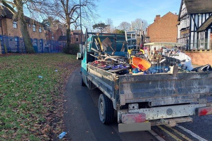 After stopping this one in Derby, Derbyshire Road Policing Unit said on Twitter: "There isn’t a lot of explaining required regarding this stop surely. Time and time again we hear the excuse that nothing's ever fallen off."