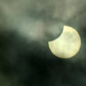 The eclispe was captured by local photograoger Nick Rhodes