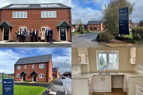 On Friday, March 15, four brand-new properties in Bayley Close, Kirk Langley were handed over to Amber Valley Borough Council from developer Cameron Homes.