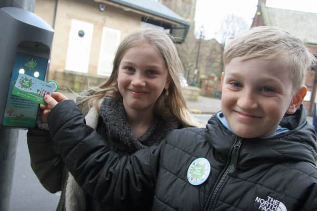 Mya and Theon Flint are looking forward to taking part in Beat the Street. Picture: Rebecca Havercroft.