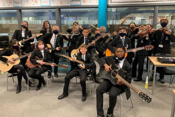 The number of students wanting to learn music during lockdown has doubled at Shirebrook Academy