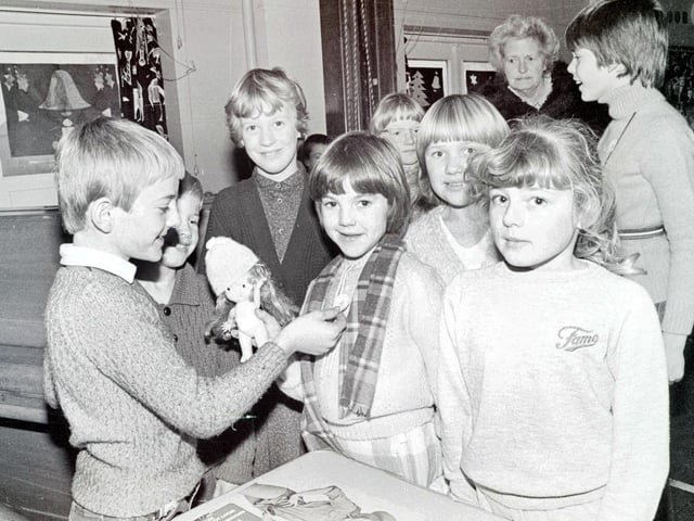 Blue Peter bring and buy sale at Codnor, December, 1983.
