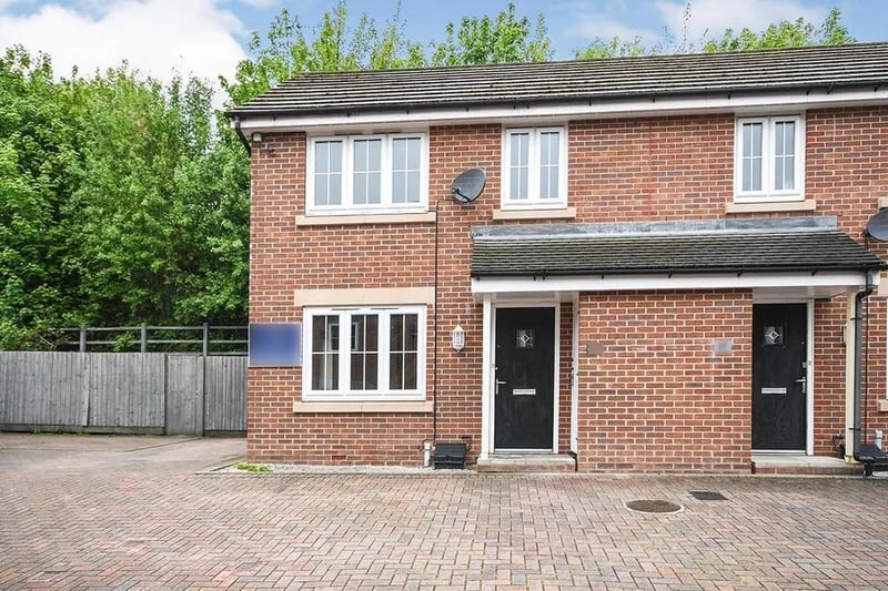 This two-bedroom, semi-detached home is available chain free for £154,950 with Reeds Rains.