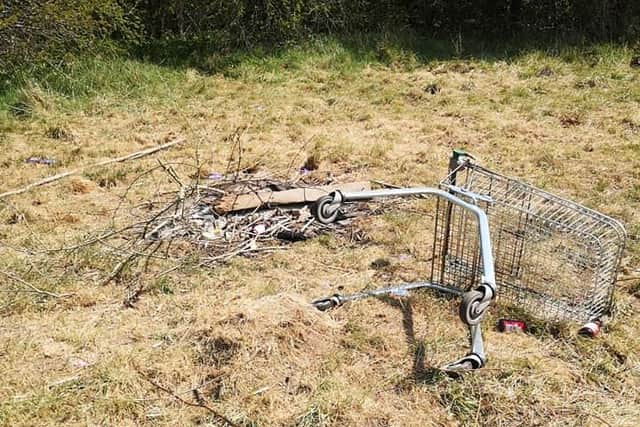 Trolleys and rubbish are among the items being left at Norbriggs Flash