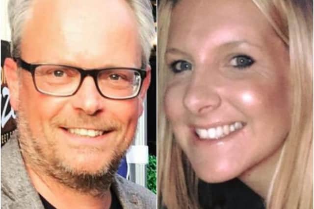 Helen Hancock and Martin Griffiths, who were both murdered by Rhys Hancock on New Year's Day