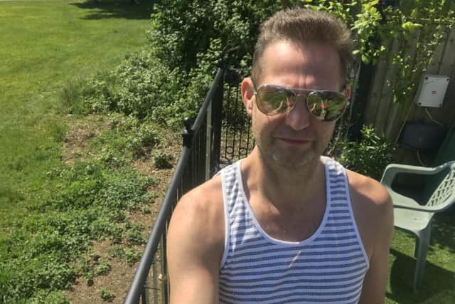 Mark Strong has been left shocked after receiving a letter from Chesterfield Brough Council last month asking him to take his balcony down – as it crosses the boundary of his garden.