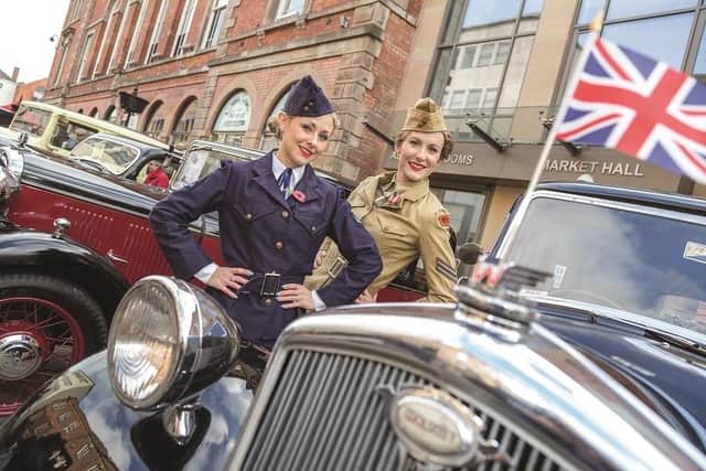 Chesterfield Market's 1940s event is one of a number of attactions that are held to encourage people into the town and to use the market. Image:  Chesterfield Borough Council